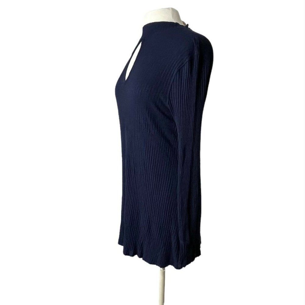 Free People Copa Banana Ribbed Tunic Navy Blue - Picture 6 of 9